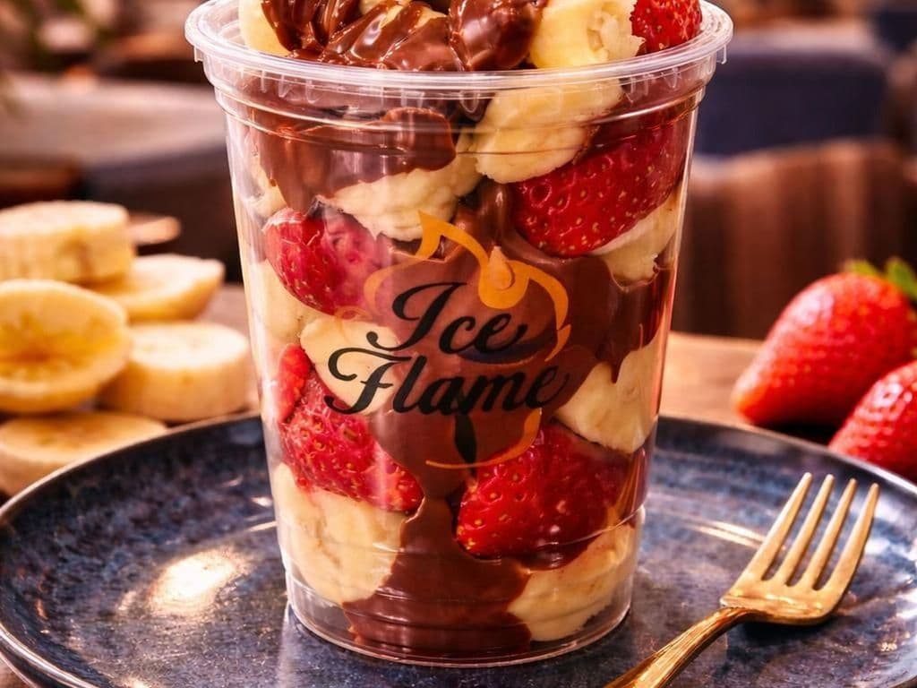 Strawberry & Banana Fruit Cup