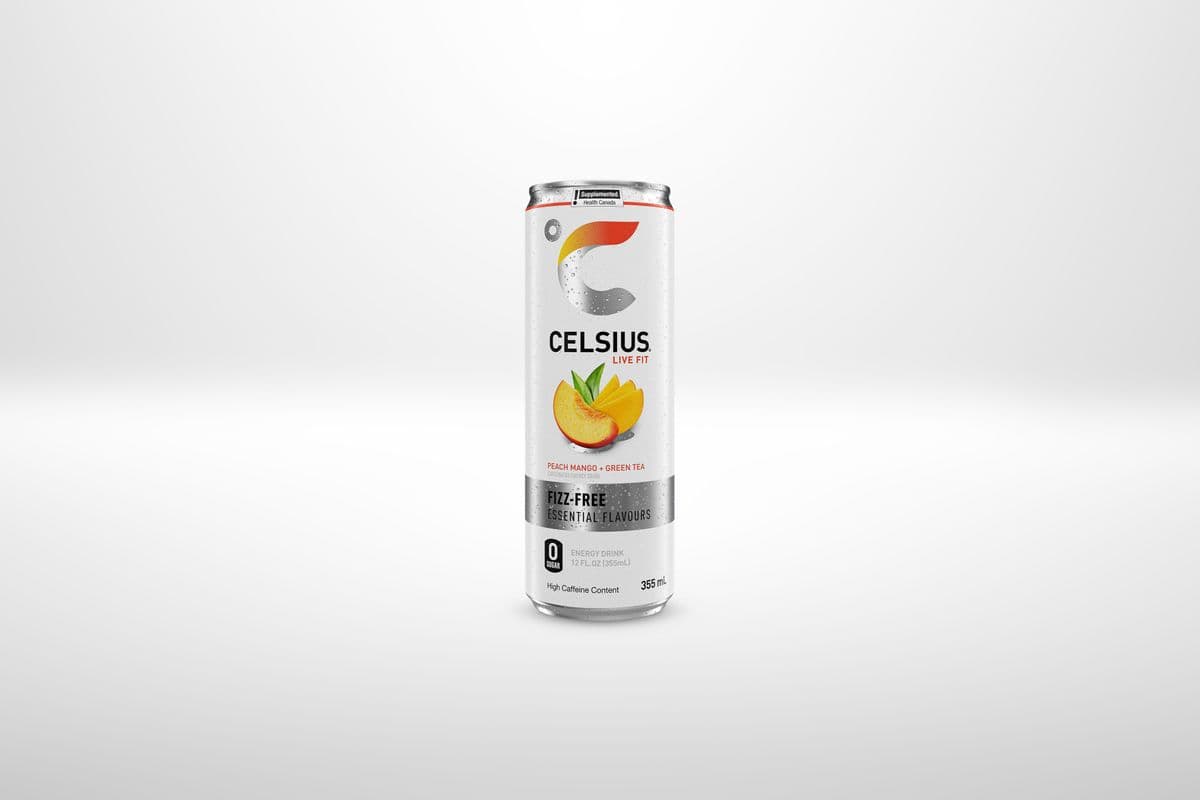 Celsius Peach Mango Green Tea (355 ml)