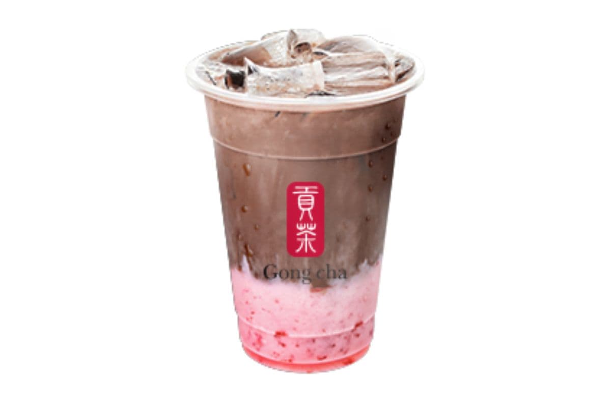 Strawberry Chocolate Milk Tea