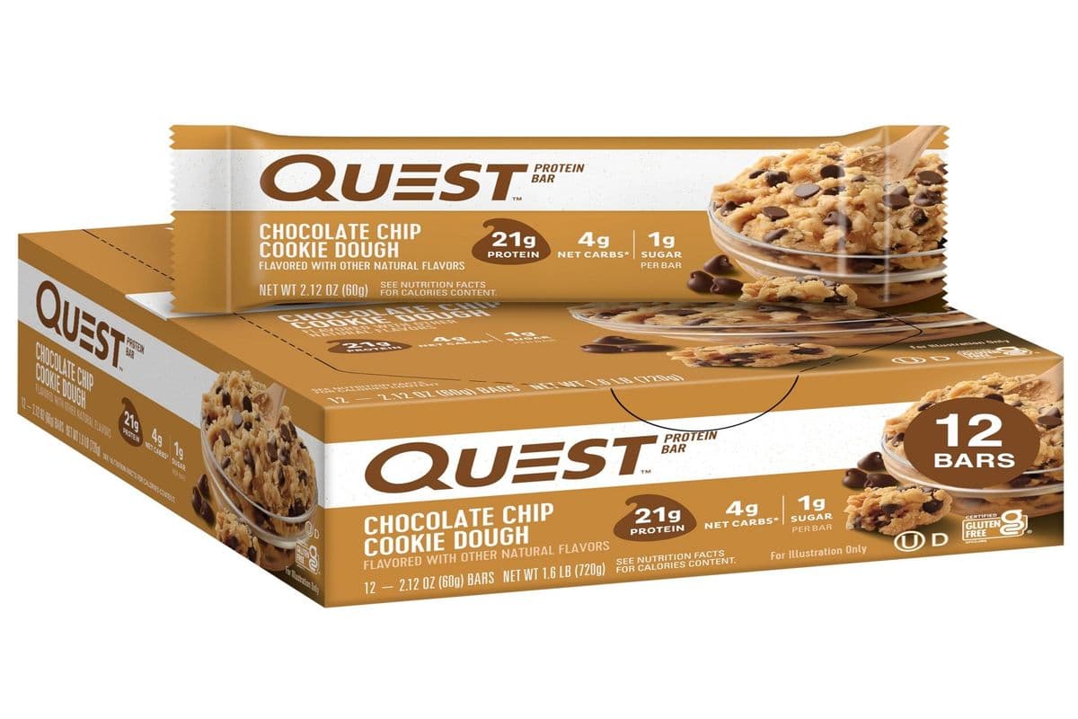 Quest Chocolate Chip Cookie Protein Bar