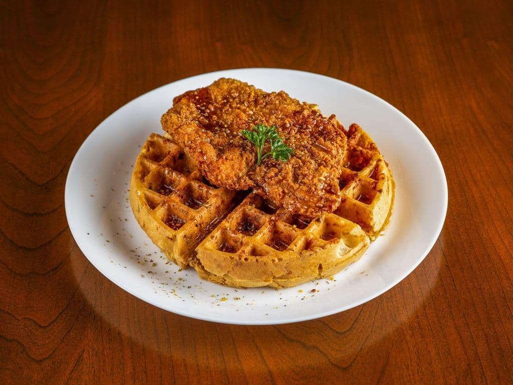 The Chick'N'Waffle Plate