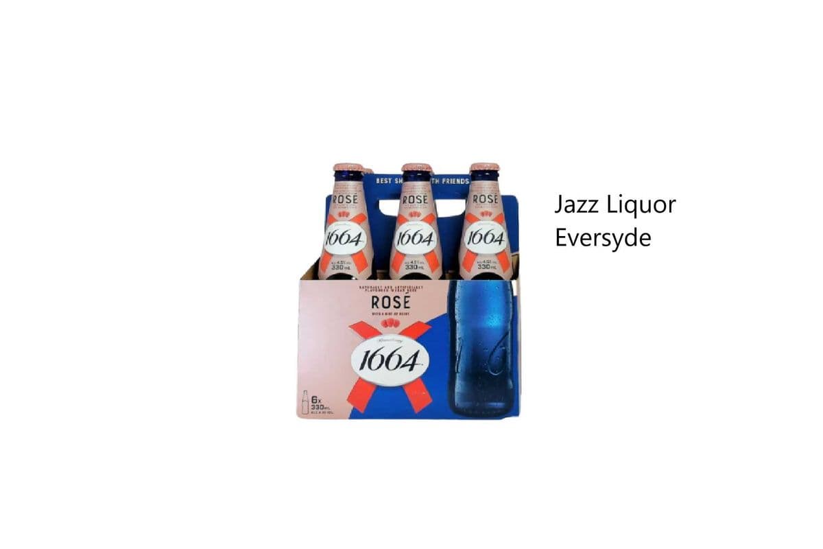 KRONENBOURG 1664 ROSE BOTTLES (1 x 6x330ML)