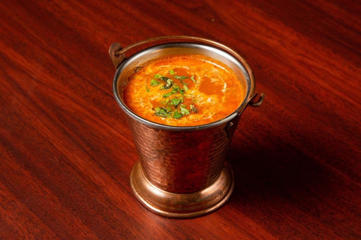 Daal Makhni served with rice