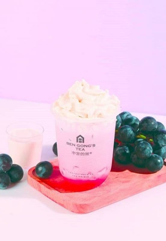 Grape & Green Tea smoothie / ⿊提雪芙