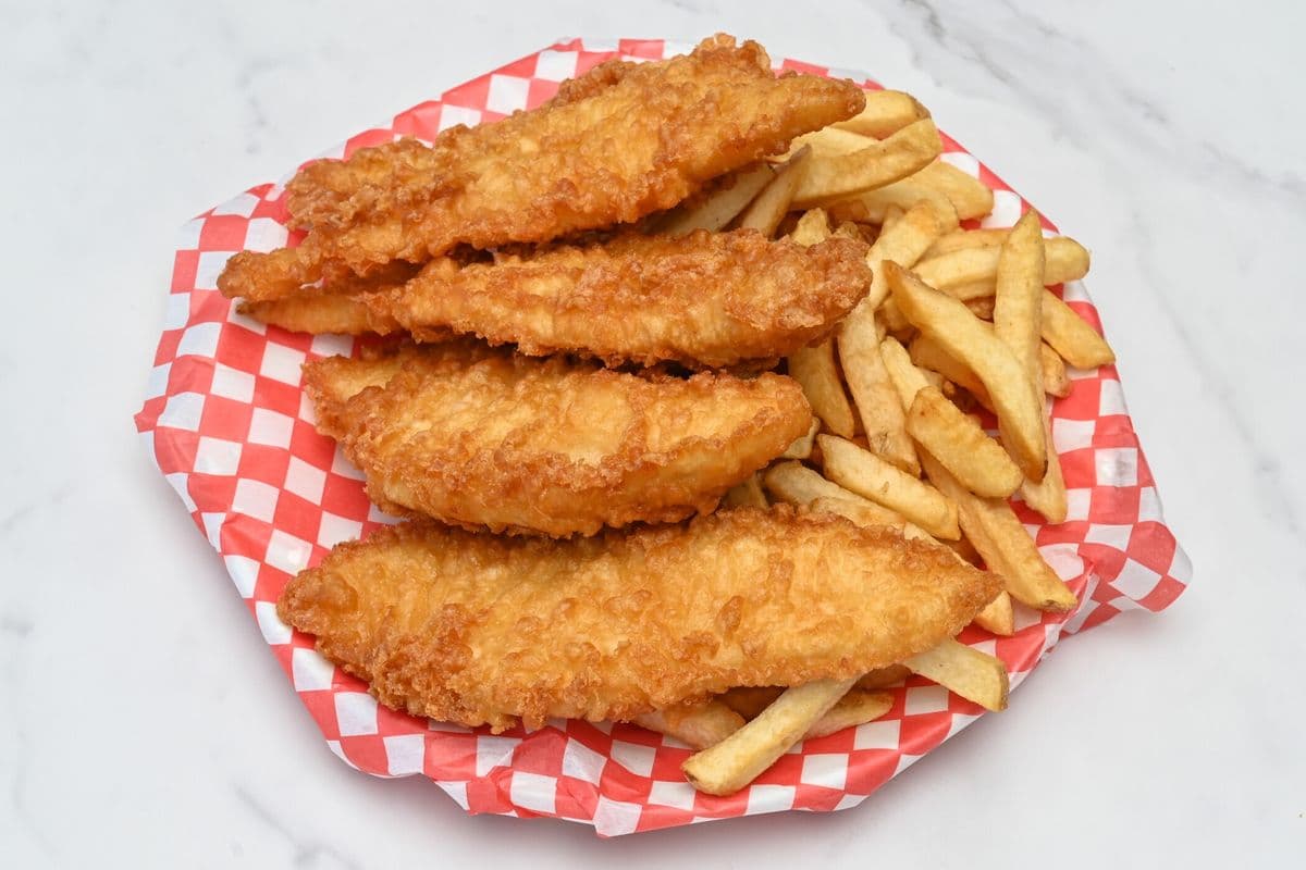 Fish and Chips (Ling Cod) with Tartar Sauce