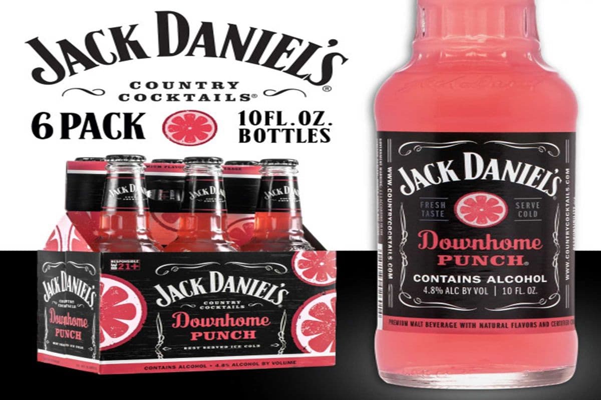 763561. JD COUNTRY COCKTAILS - DOWNHOME PUNCH (1 x 6pb)