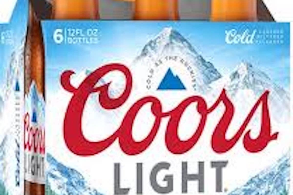 COORS LIGHT 6 BOTTLES (6 x 341ML)