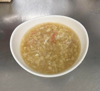  Fish Maw & Crab Meat Soup / 蟹肉鱼肚羹