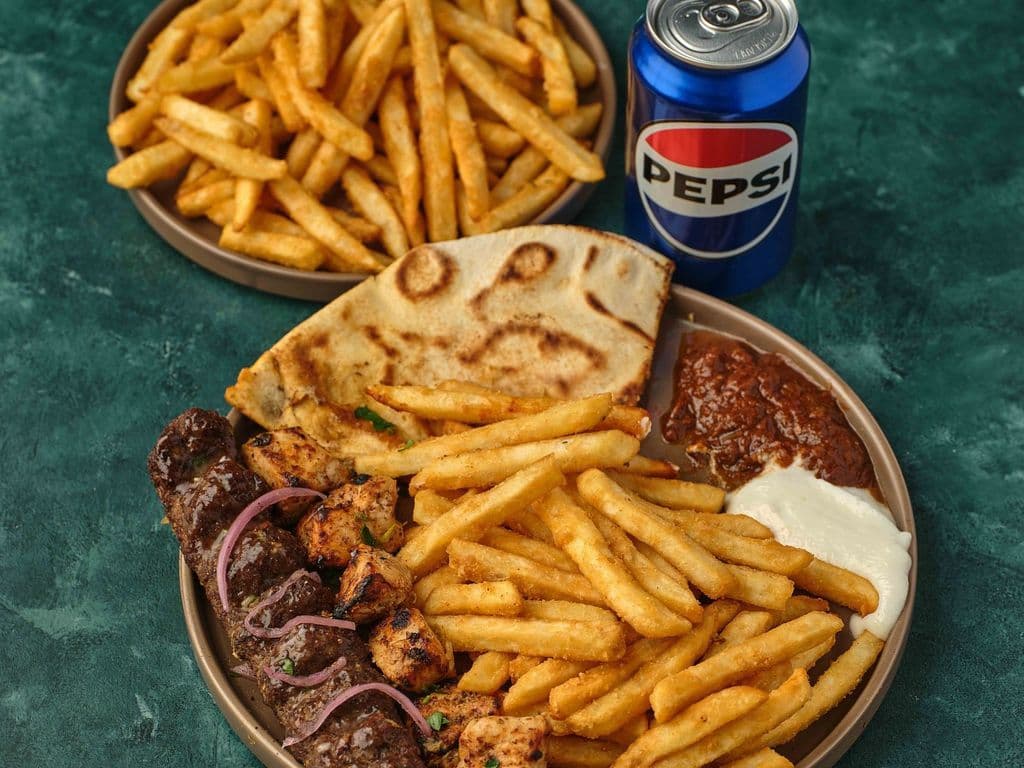Kebab and Shish Taouk Combo Fries