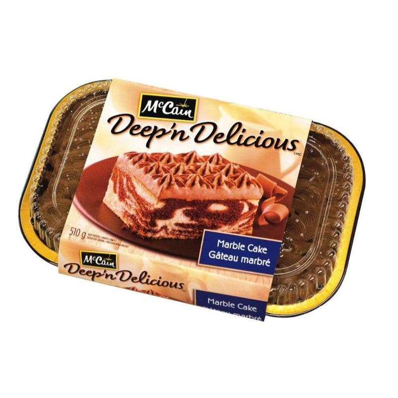 Mc Cain Deep n' Delicious Gateau Marble 519g/Mc Cain Deep n Delicious Marble Cake 510g