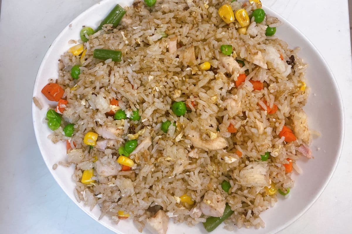 Wok Fried Rice ( Gluten Friendly Possible )