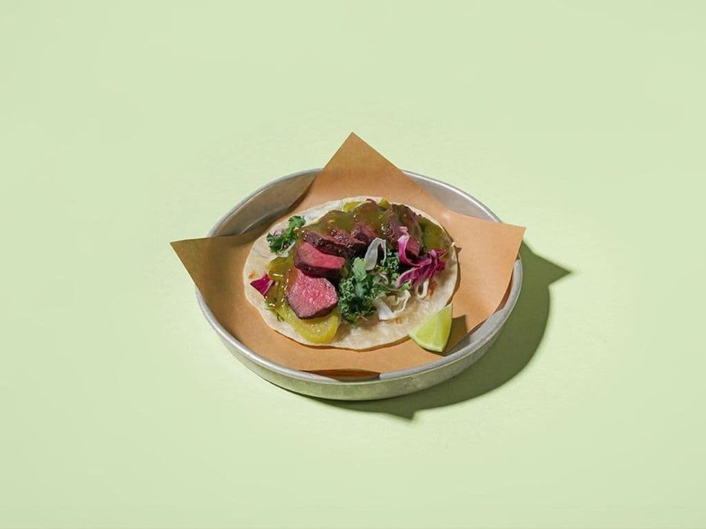 Flat Iron Steak Taco