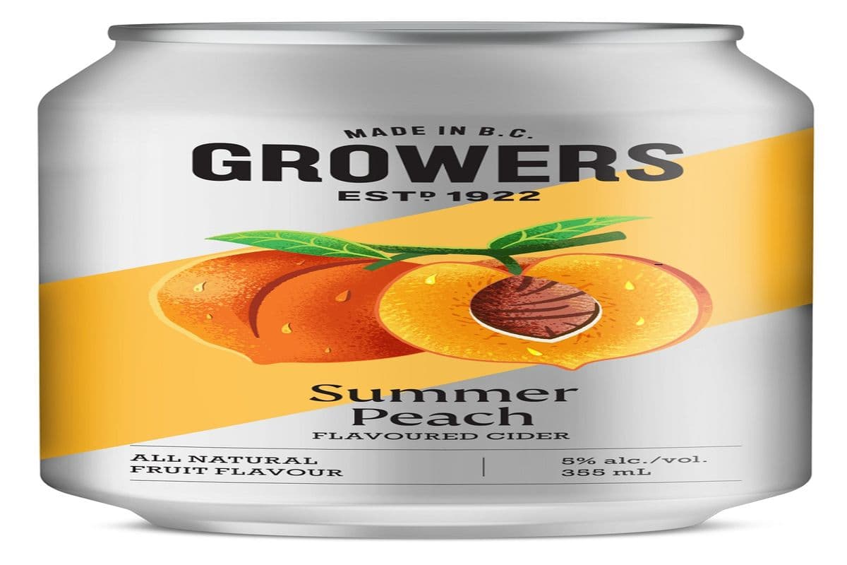 Growers Peach 6Cans (6 x 355ml)