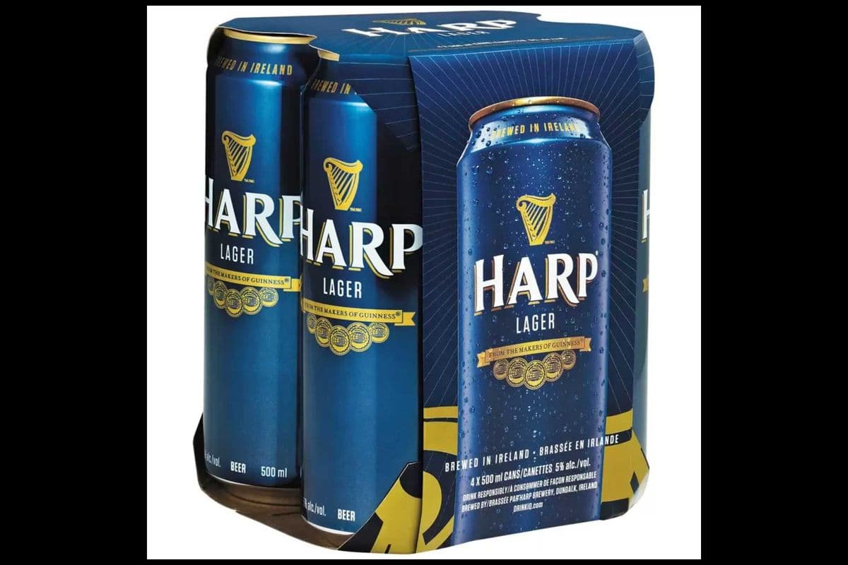 HARP LAGER (4 x 500ML CANS) (4 x 500ML)