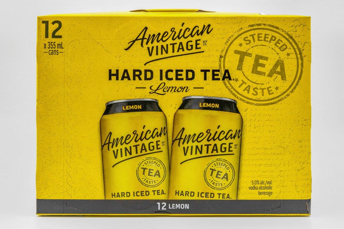 American Vintage Hard Iced Tea Lemon (12 x 355ml Cans)