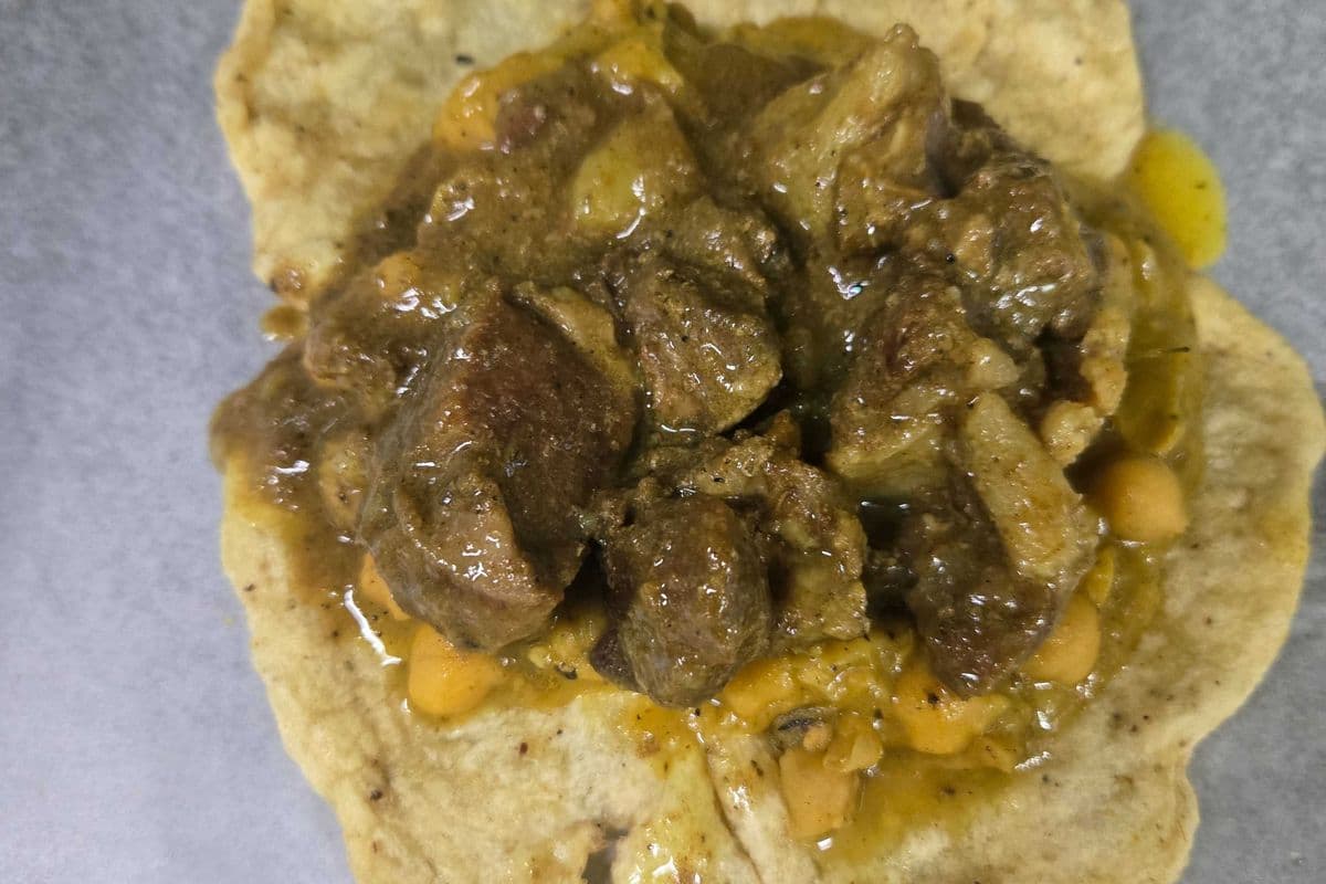Curry Goat Doubles