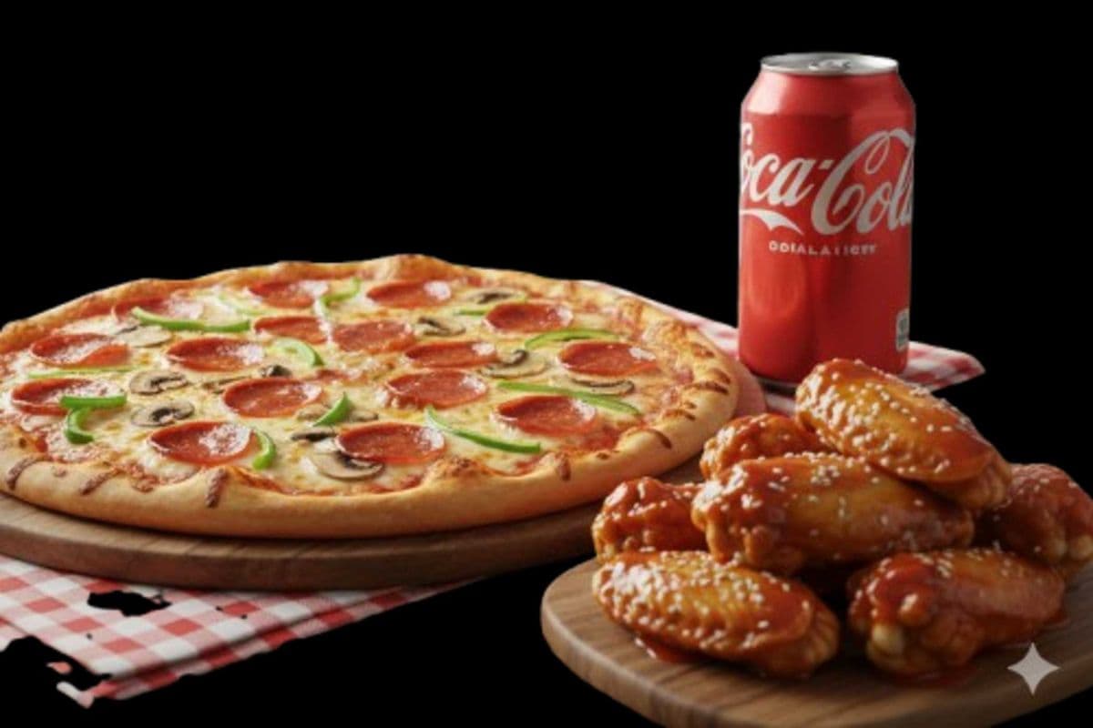 Small Pizza and Wings Combo