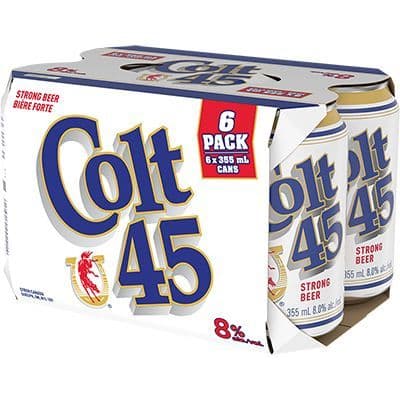 Colt 45 Malt Liquor, 6 x 355 ml