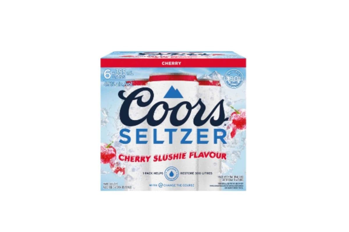 Coors Seltzer Cherry Slushie (6 x 355ml)