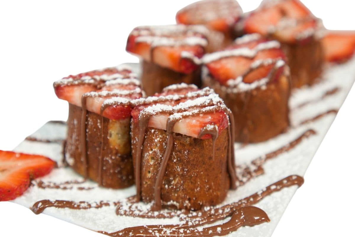 Sushi Crêpe Nutella Fraise