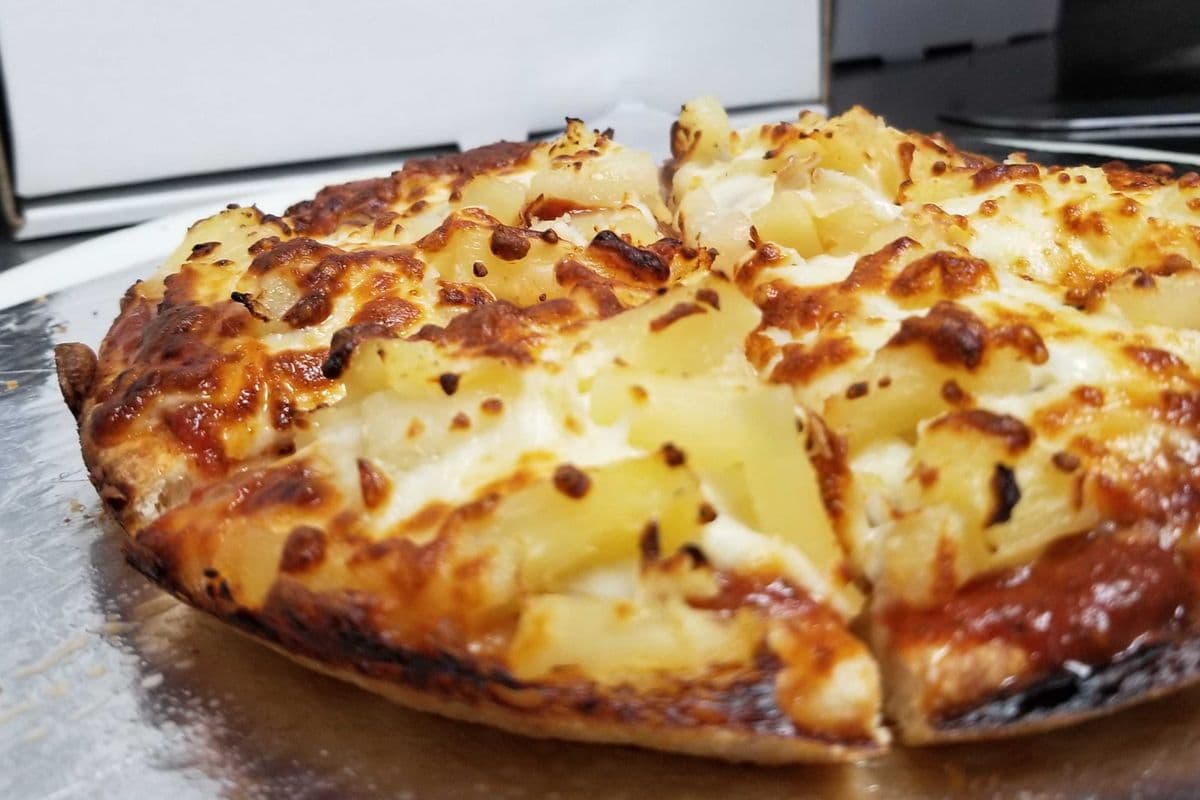 8" Ham and Pineapple Pizza