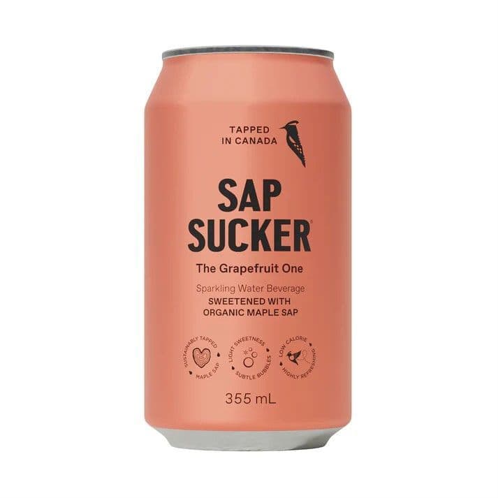 Sapsucker Organic Grapefruit Sparkling Tree Water