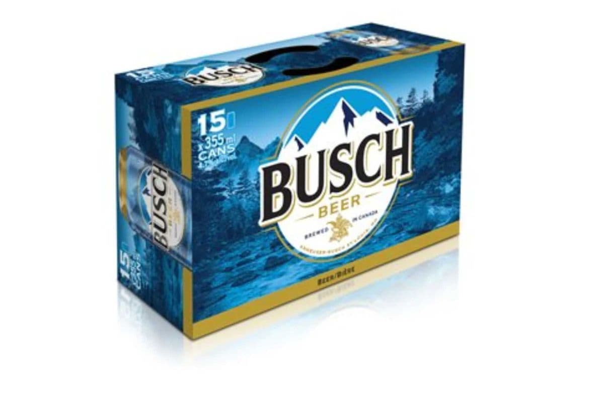 Busch Lager 15 pack cans (15 x 355 ml)