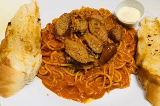 75. Spicy Penne with Italian Sausage