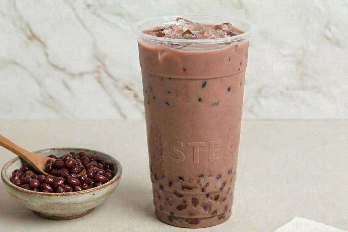 Red Bean Bubble Tea