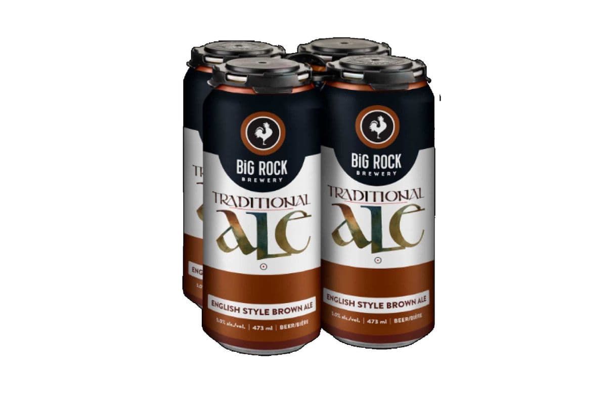 Big Rock Traditional Ale (4 Pack Cans) (4 x 473 ml Cans)