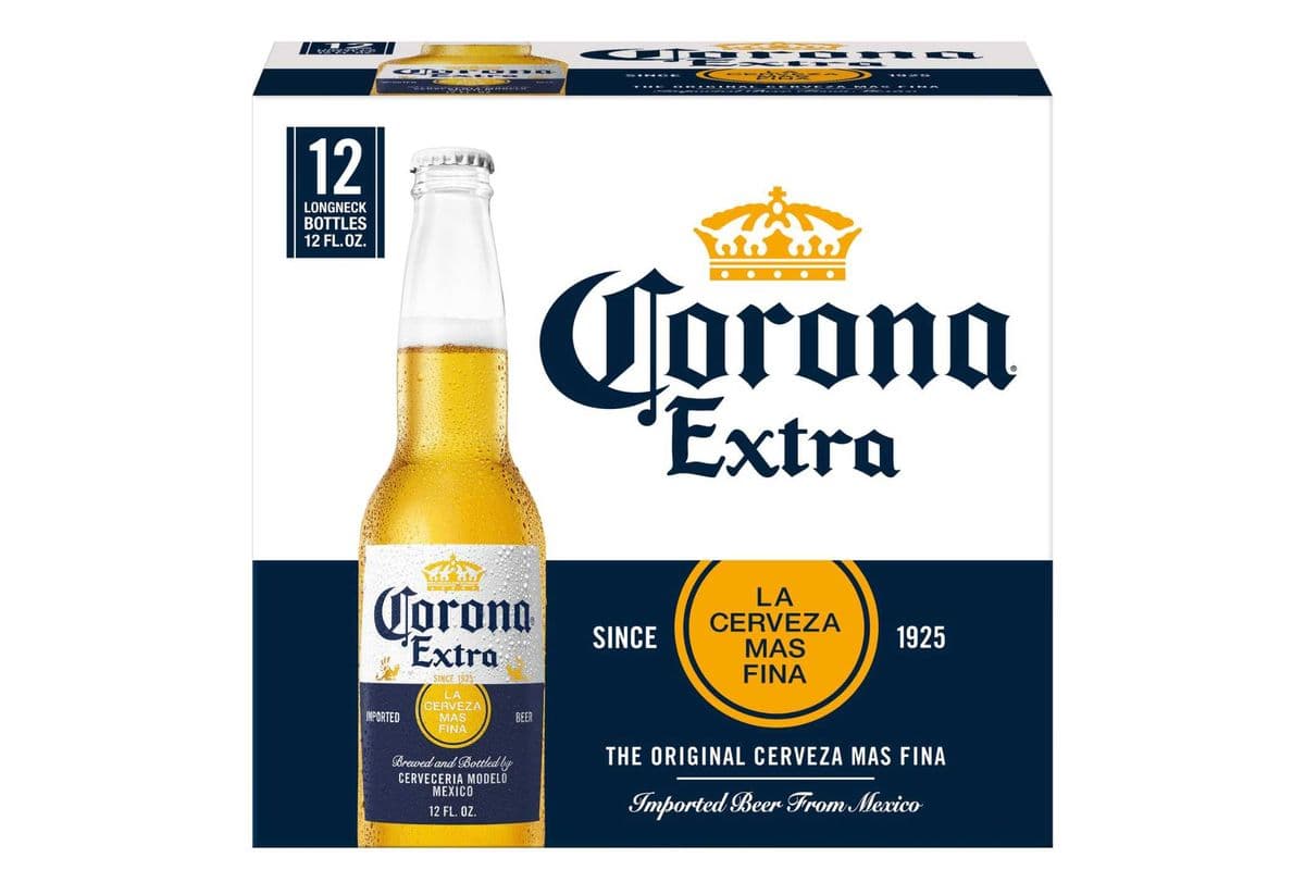 Corona Extra Mexican Pale Lager (12 Bottles) (12 x 330ML)