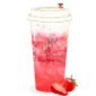 Cheese Foam Strawberry Slush / 芝士草莓冰