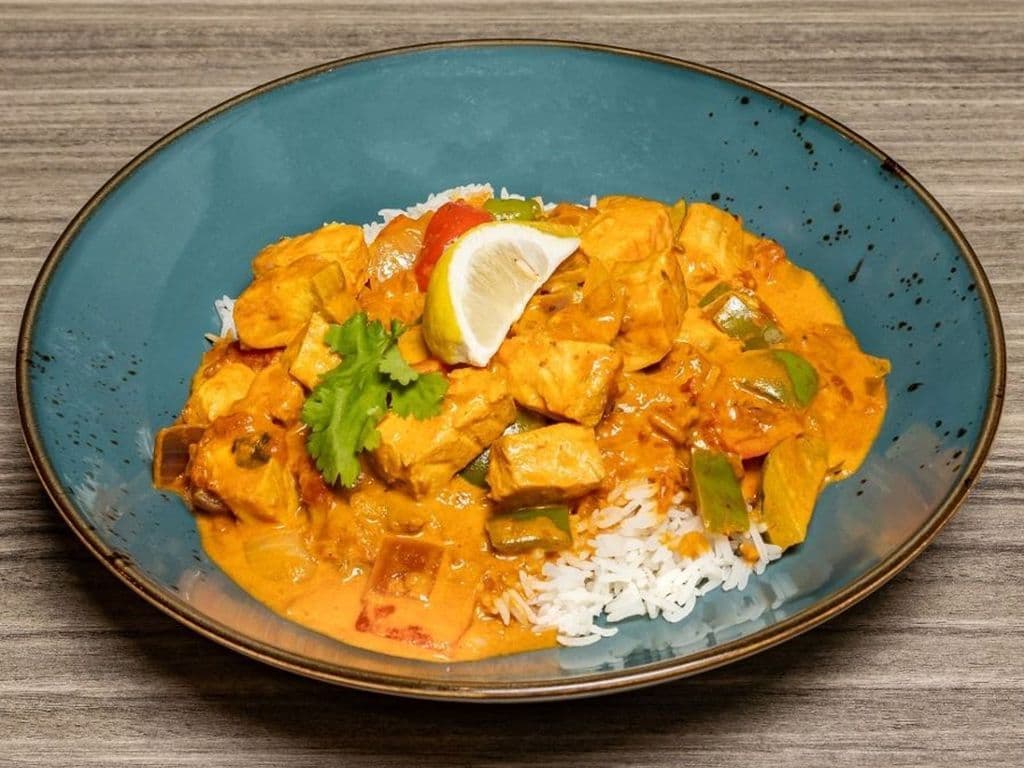 Salmon Curry Bowl