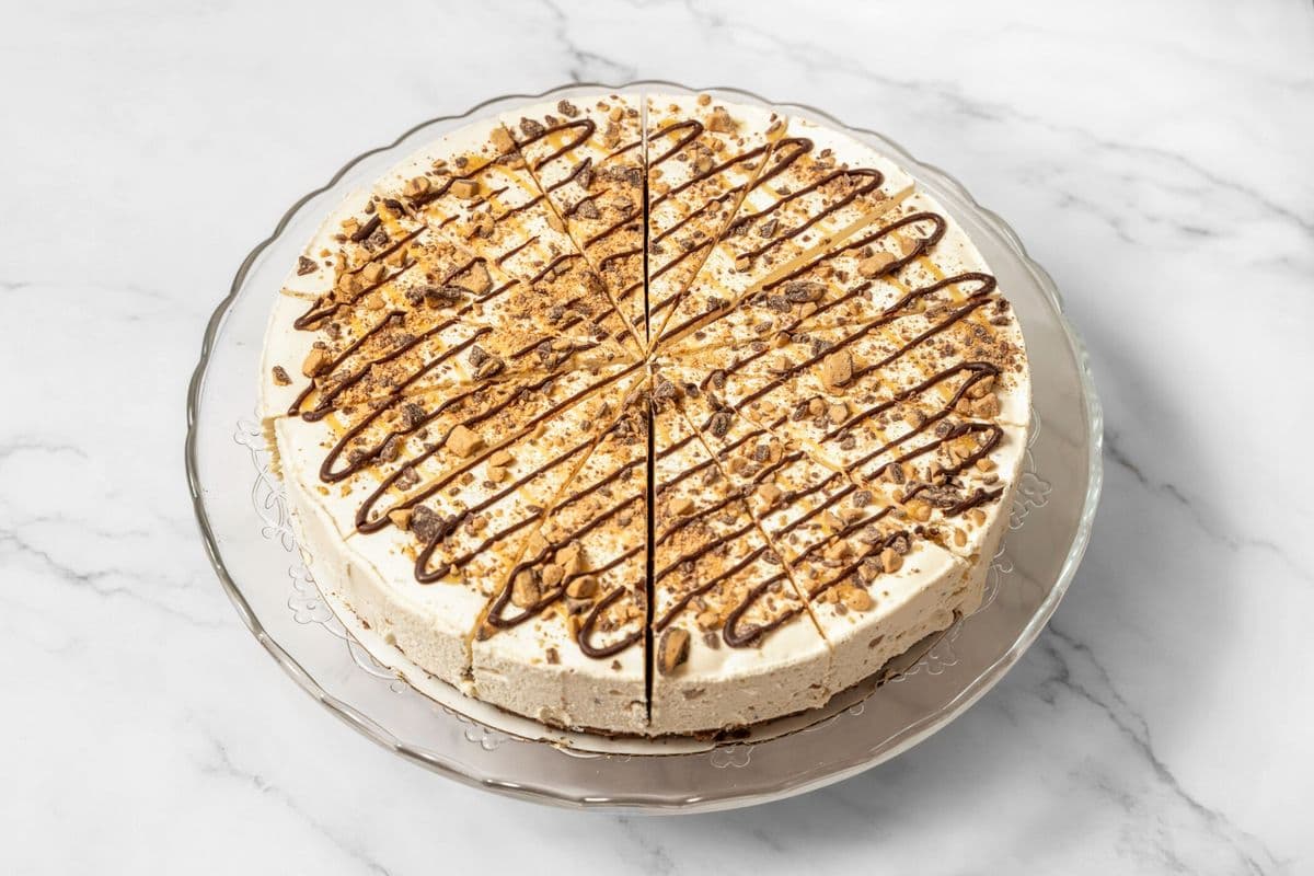 9" Skor Cheesecake