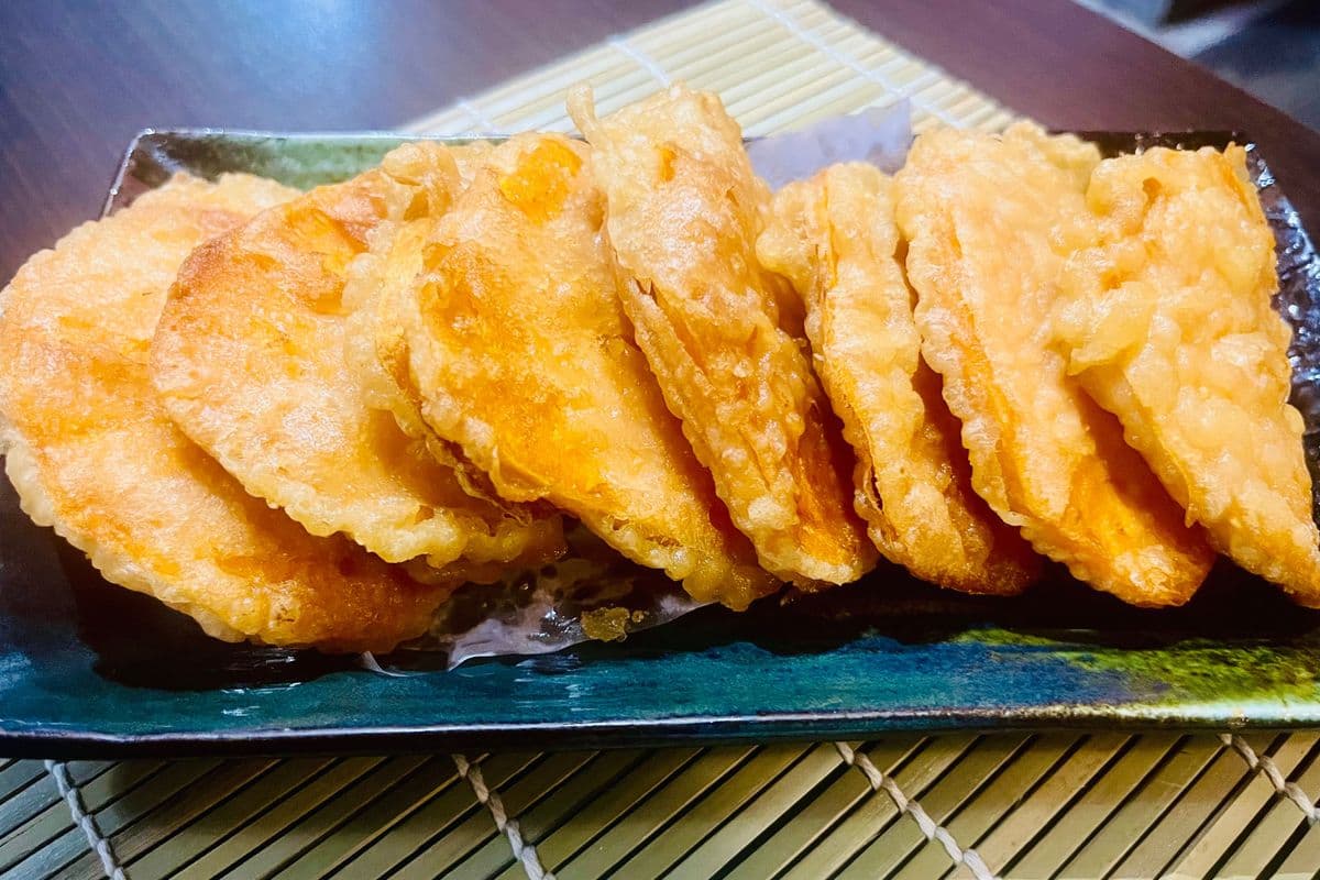 17. Yam Tempura (8 pcs)