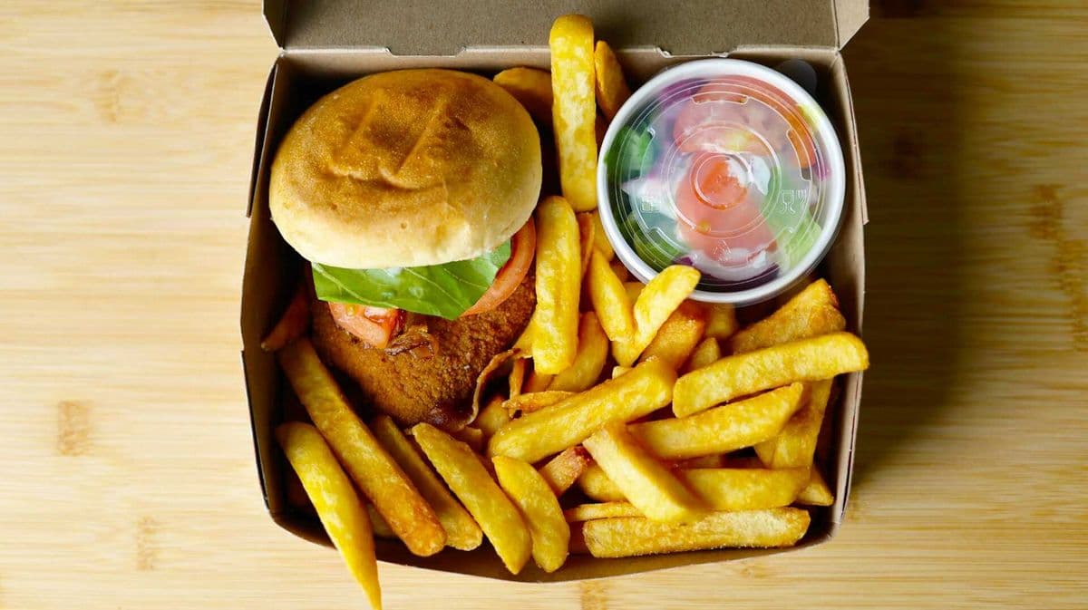 Chicken Burger Platter