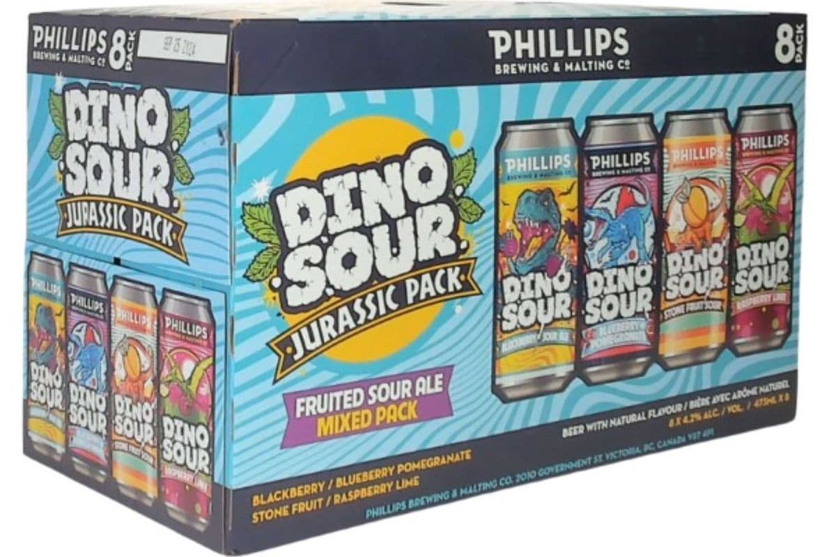 PHILLIPS DINOSOUR JURASSIC PACK 2024 8X473ML (1 x 473ML)