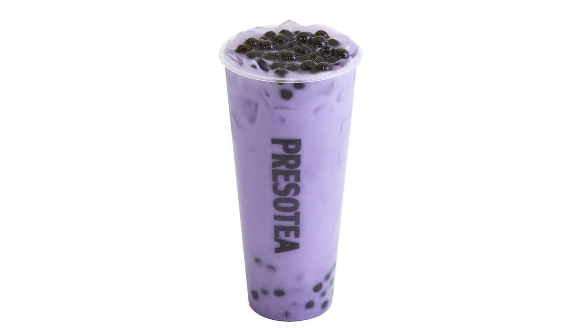 Milky Taro with Black Pearl / Taro au lait avec perles de tapioca