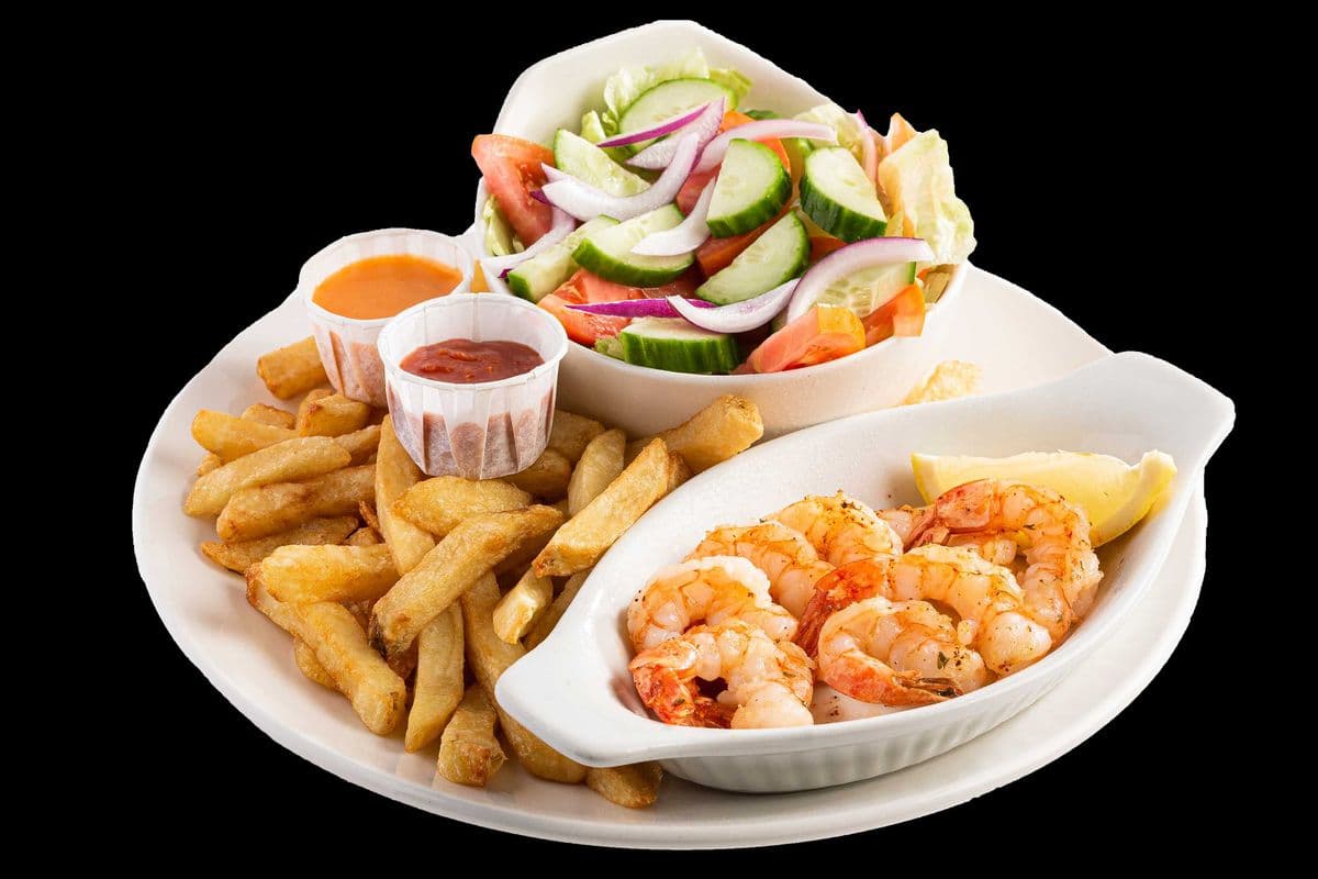 Grilled Shrimp & Chips