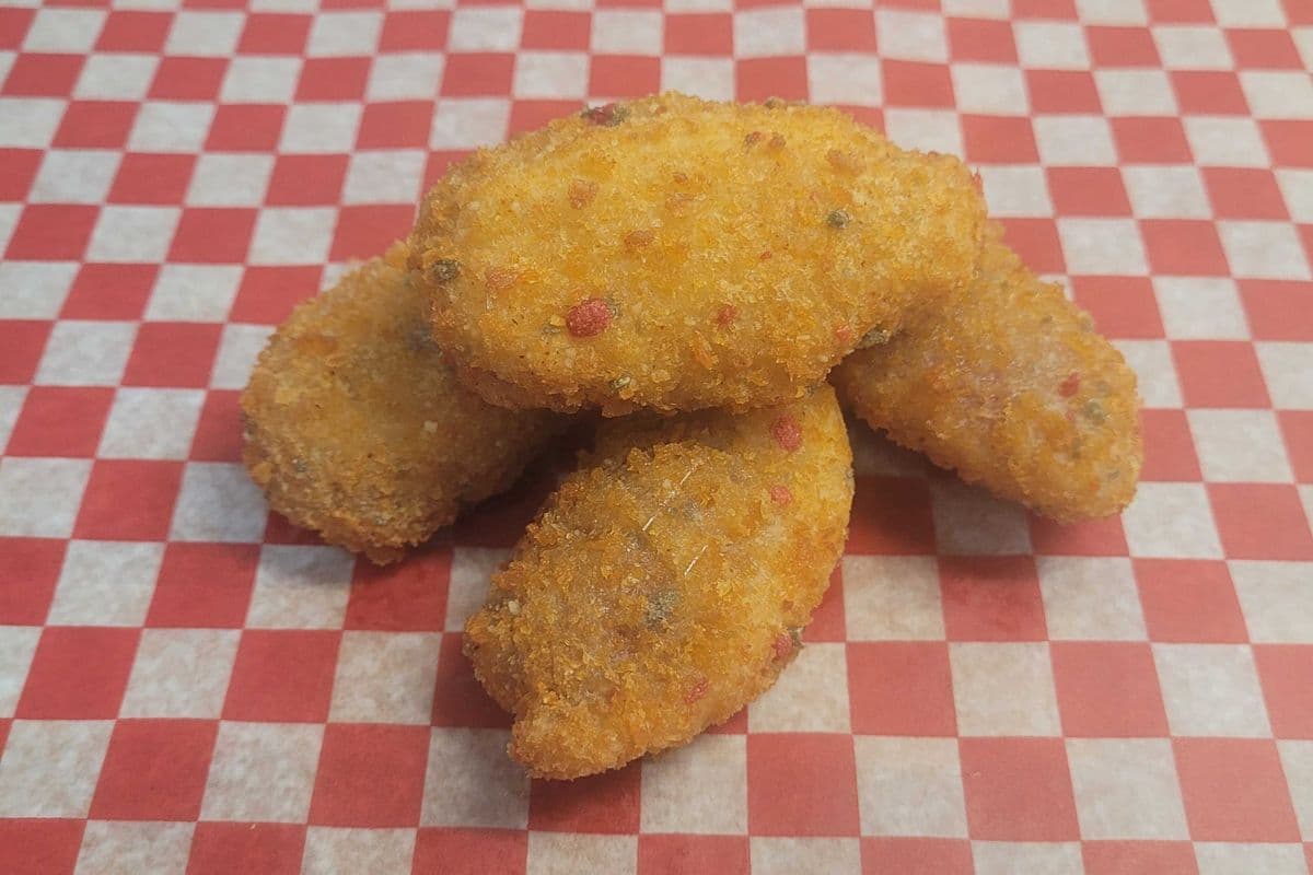 Jalapenos Farcis (Stuffed jalapenos) (4 pcs)
