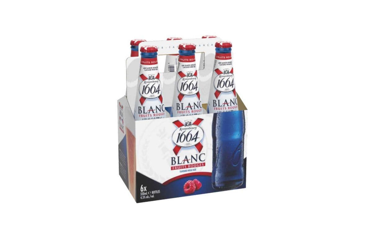Kronenbourg 1664 Blanc Fruit Rouge 6pk (6 x 355ml)