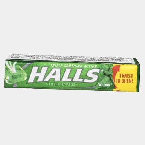 Halls Saveur menthe fraîche (9 pastilles) / Halls Cool Mint Flavour (9 lozenges)