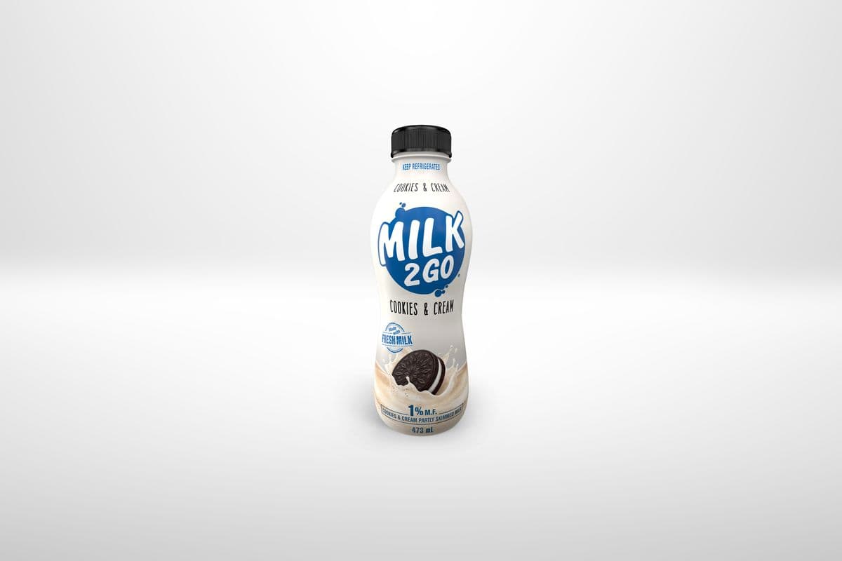 Milk2Go - Cookies & Cream Flavoured Milk (473 ml)