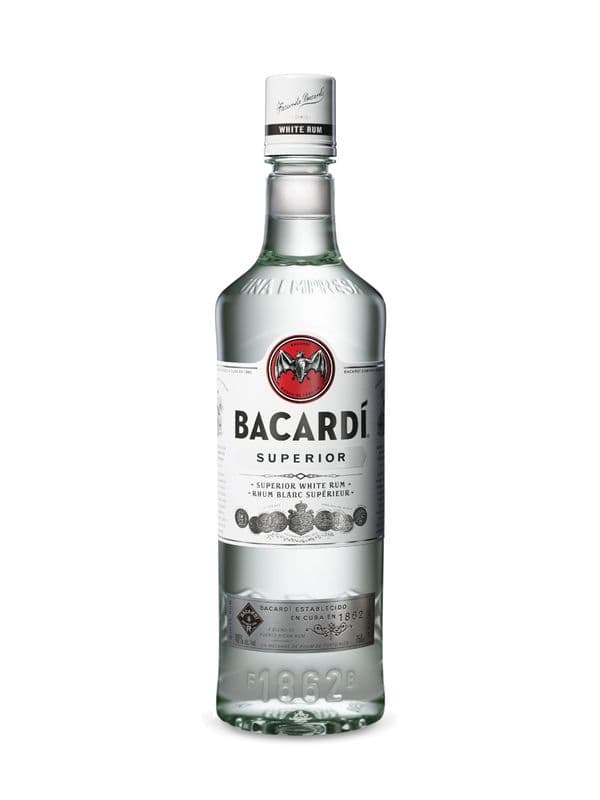 Bacardi White Rum (1 x 750 ml Bottle)