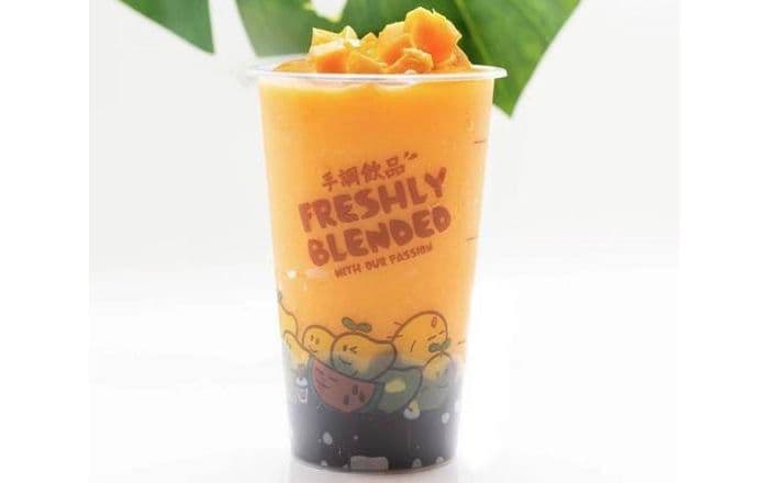 Mango Slush Tapioca