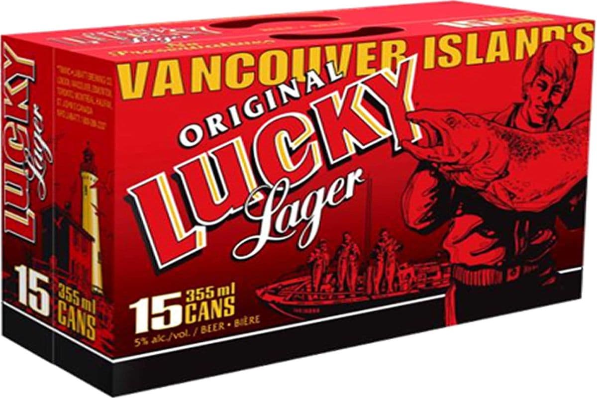 Lucky Lager 15 cans (15 x 355 ml Cans)