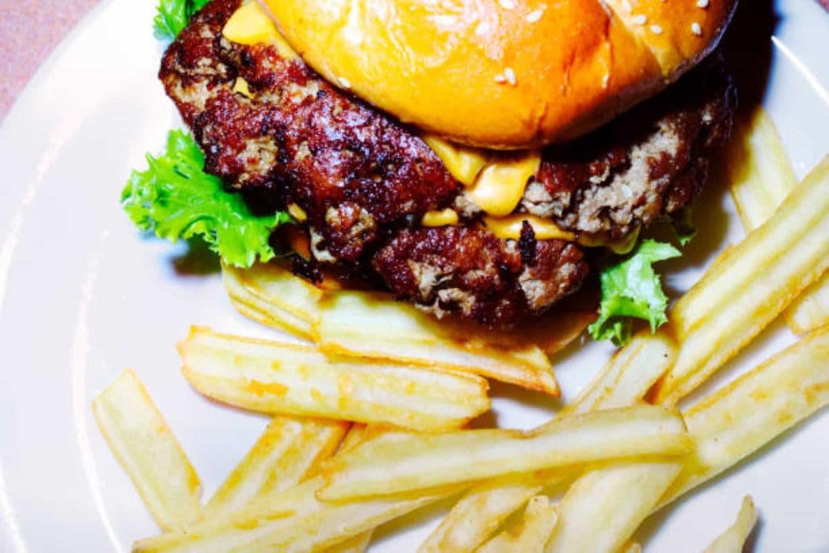 Non-Veg Burger + Fries