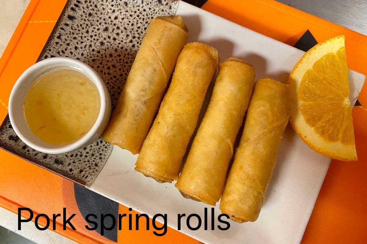 2. Pork Spring Rolls