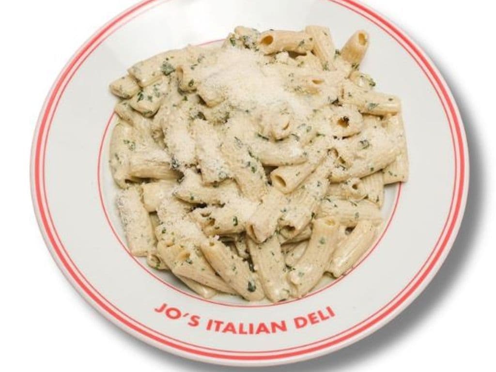 RIGATONI PESTO CREAM