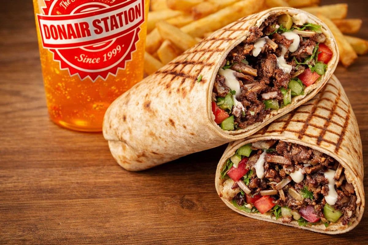 Jumbo Beef Shawarma wrap Combo
